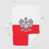 Serviette De Golf Drapeau polonais (En situation)