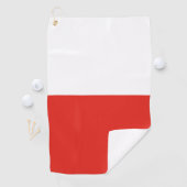 Serviette De Golf Drapeau polonais (En situation)