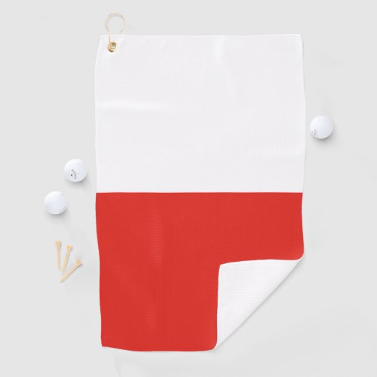 Serviette De Golf Drapeau polonais (En situation)