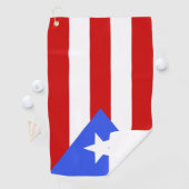 Serviette De Golf Drapeau Porto Rico (En situation)
