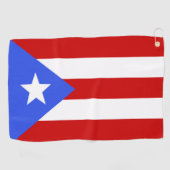 Serviette De Golf Drapeau Porto Rico (Horizontal)