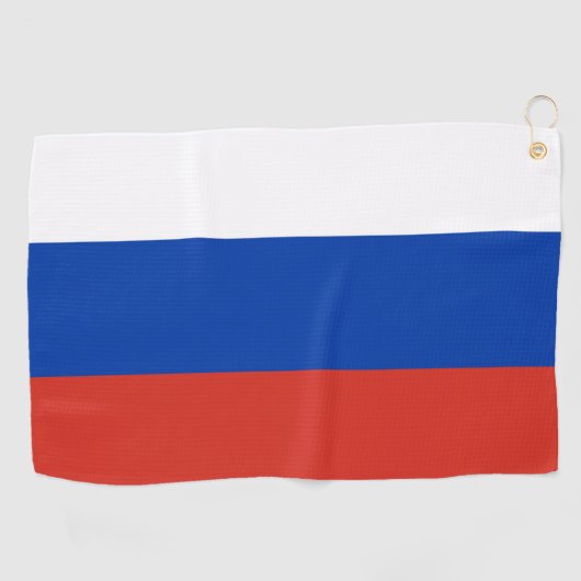 Serviette De Golf Drapeau russe (Horizontal)