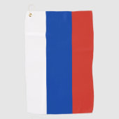 Serviette De Golf Drapeau russe (Devant)