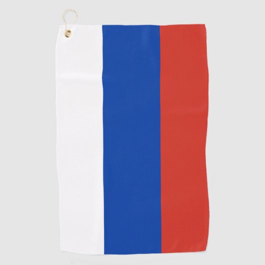 Serviette De Golf Drapeau russe (Devant)