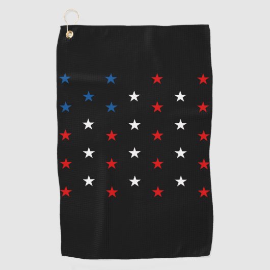 Serviette De Golf Drapeau Star American (Devant)