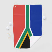 Serviette De Golf drapeau sud-africain (En situation)