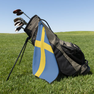 Serviette De Golf Drapeau suédois
