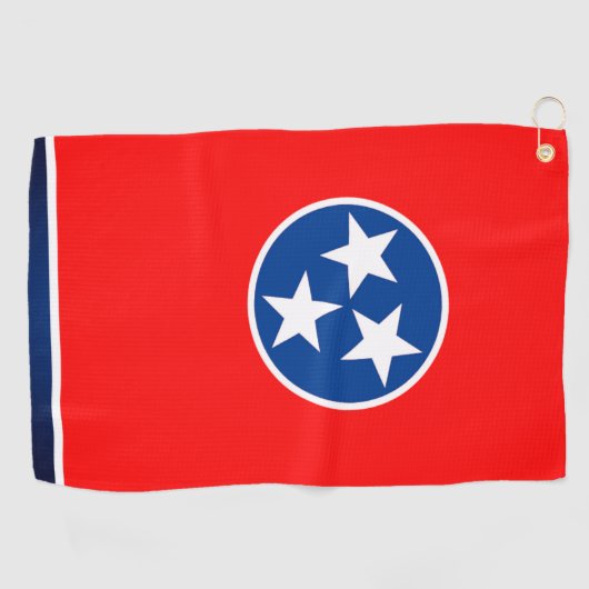 Serviette De Golf Drapeau Tennessee Golf Towne (Horizontal)