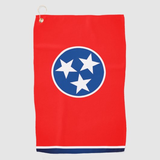 Serviette De Golf Drapeau Tennessee Golf Towne (Devant)