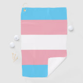 Serviette De Golf Drapeau transgenre & Fierté Aimer communauté de go (En situation)