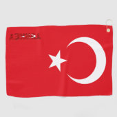 Serviette De Golf Drapeau turc (Horizontal)