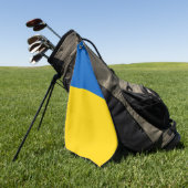 Serviette De Golf Drapeau ukrainien (Vert)
