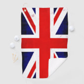 Serviette De Golf Drapeau Union Jack britannique (En situation)