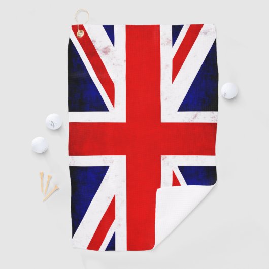 Serviette De Golf Drapeau Union Jack britannique (En situation)