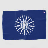 Serviette De Golf Drapeau urbain de Buffalo (New York) (Horizontal)