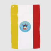 Serviette De Golf Drapeau urbain de Columbus (Ohio) (Devant)