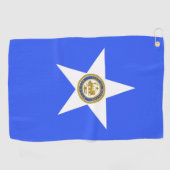 Serviette De Golf Drapeau urbain de Houston (Texas) (Horizontal)