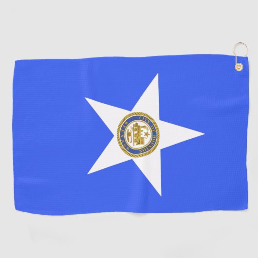 Serviette De Golf Drapeau urbain de Houston (Texas) (Horizontal)