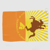 Serviette De Golf Drapeau urbain de Jacksonville (Floride) (Horizontal)