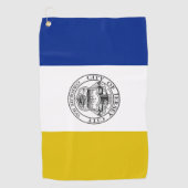 Serviette De Golf Drapeau urbain de Jersey City (New Jersey) (Devant)