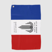 Serviette De Golf Drapeau urbain de Kansas City (Missouri) (Devant)