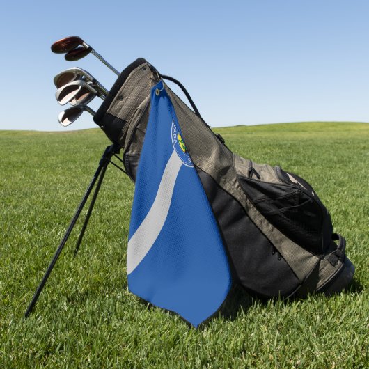 Serviette De Golf Drapeau urbain de Las Vegas (Nevada) (Vert)