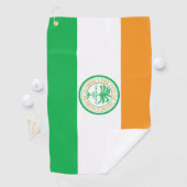Serviette De Golf Drapeau urbain de Miami (Floride) (En situation)