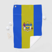 Serviette De Golf Drapeau urbain de Philadelphie (Pennsylvanie) (En situation)