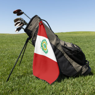 Serviette De Golf Drapeau urbain de Raleigh (Caroline du Nord)