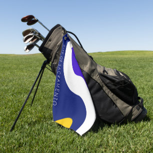 Serviette De Golf Drapeau urbain de Sacramento (Californie)