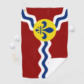 Serviette De Golf Drapeau urbain de Saint-Louis (Missouri) (En situation)
