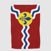Serviette De Golf Drapeau urbain de Saint-Louis (Missouri) (Devant)