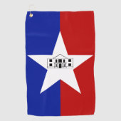 Serviette De Golf Drapeau urbain de San Antonio (Texas) (Devant)
