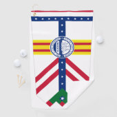 Serviette De Golf Drapeau urbain de Tampa (Floride) (En situation)