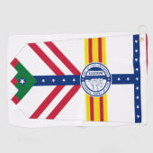 Serviette De Golf Drapeau urbain de Tampa (Floride) (Horizontal)