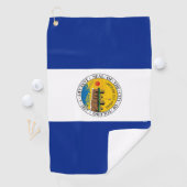 Serviette De Golf Drapeau urbain de Tolède (Ohio) (En situation)