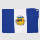 Serviette De Golf Drapeau urbain de Tolède (Ohio) (Horizontal)