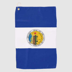 Serviette De Golf Drapeau urbain de Tolède (Ohio)