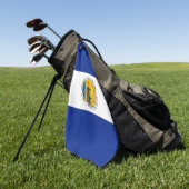 Serviette De Golf Drapeau urbain de Tolède (Ohio) (Vert)