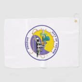 Serviette De Golf Drapeau urbain de Tucson (Arizona) (Horizontal)