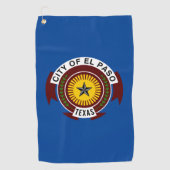 Serviette De Golf Drapeau urbain d'El Paso (Texas) (Devant)