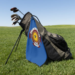 Serviette De Golf Drapeau urbain d'El Paso (Texas)