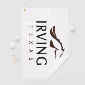 Serviette De Golf Drapeau urbain d'Irving (Texas) (En situation)