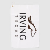 Serviette De Golf Drapeau urbain d'Irving (Texas) (Devant)
