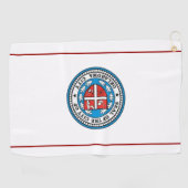 Serviette De Golf Drapeau urbain d'Oklahoma City (Oklahoma) (Horizontal)