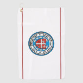 Serviette De Golf Drapeau urbain d'Oklahoma City (Oklahoma) (Devant)