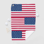 Serviette De Golf drapeau usa (En situation)