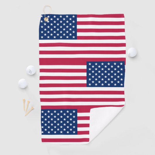 Serviette De Golf drapeau usa (En situation)