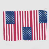 Serviette De Golf drapeau usa (Horizontal)