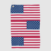 Serviette De Golf drapeau usa (Devant)